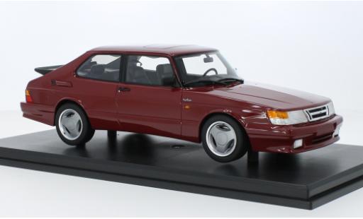 Diecast model cars Saab 900 1/18 DNA Collectibles Turbo T16 flux d'air metallise red foncé 1988 Saab 900 1/18 DNA Collectibles Turbo T16 flux d'air metallise red foncé 1988 diecast model cars