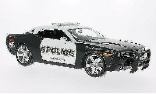 Dodge Challenger Concept 1/18 Maisto Police black/white 2005 diecast model cars