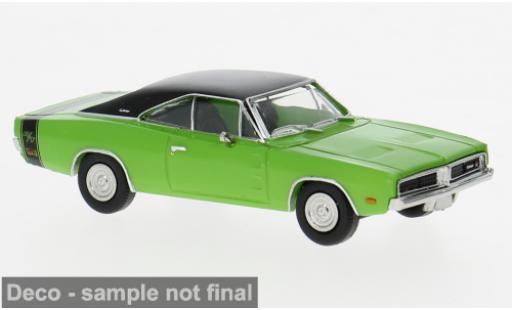 Dodge Charger 1/87 Brekina gr&uuml;n/schwarz 1969 1:87 diecast model cars