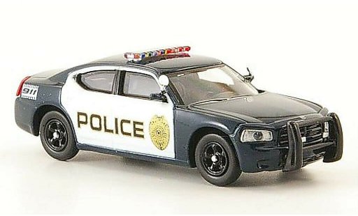 Dodge Charger Police 1/87 Ricko blue (US) diecast model cars