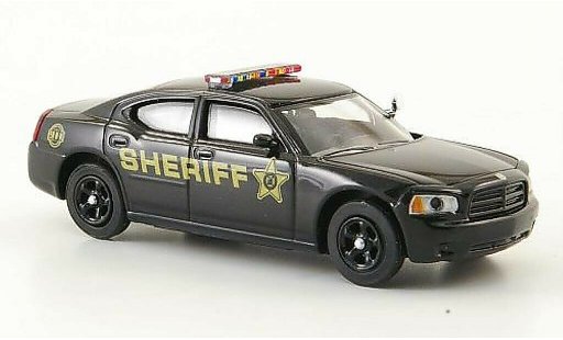 Dodge Charger police 1/87 Ricko R/T Sheriff black (US) diecast model cars