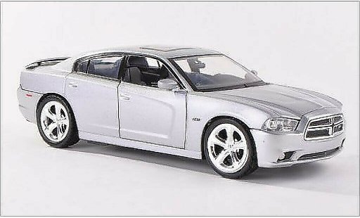 Dodge Charger R/T 1/24 Motormax grey 2011 diecast model cars
