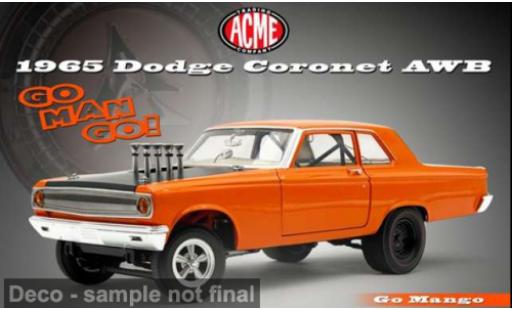 Dodge Coronet 1/18 ACME AWB orange 1965 Go Man Go! 1:18 diecast model cars