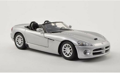 Dodge Viper SRT 10 1/18 Motormax - grey 2003 diecast model cars