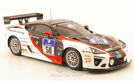 Diecast model cars Lexus LFA 1/43 Ebbro No.50 Gazoo Racing 24h Nürburgring 2010 T.Kinoshita/A.Iida/J.Wakisaka/K.Oshima Lexus LFA 1/43 Ebbro No.50 Gazoo Racing 24h Nürburgring 2010 T.Kinoshita/A.Iida/J.Wakisaka/K.Oshima diecast model cars