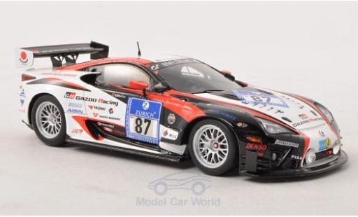 Diecast model cars Lexus LFA 1/43 Ebbro No.87 Gazoo Racing 24h Nürburgring 2011 T.Kinoshita/J.Wakisaka/A.Lotterer Lexus LFA 1/43 Ebbro No.87 Gazoo Racing 24h Nürburgring 2011 T.Kinoshita/J.Wakisaka/A.Lotterer diecast model cars