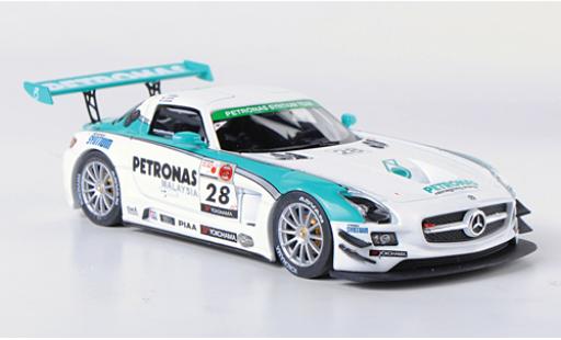 Diecast model cars Mercedes SLS 1/43 Ebbro AMG GT3 No.28 Petronas Synthium 12h Merdeka 2011 M.Moh/T.Kataoka/J.Lester/R.Ritchie Mercedes SLS 1/43 Ebbro AMG GT3 No.28 Petronas Synthium 12h Merdeka 2011 M.Moh/T.Kataoka/J.Lester/R.Ritchie diecast model cars