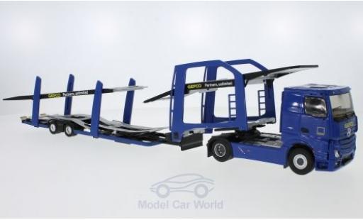 Diecast model cars Mercedes Actros 1/43 Eligor 2 blue GEFCO Partners Autotransporter Mercedes Actros 1/43 Eligor 2 blue GEFCO Partners Autotransporter diecast model cars