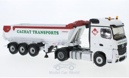 Diecast model cars Mercedes Actros 1/43 Eligor 2 Cachat Rundmulden-Sattelzug Mercedes Actros 1/43 Eligor 2 Cachat Rundmulden-Sattelzug diecast model cars