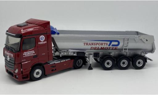 Diecast model cars Mercedes Actros 1/43 Eligor 5 Transports Delmotte Muldenkippersattelzug Mercedes Actros 1/43 Eligor 5 Transports Delmotte Muldenkippersattelzug diecast model cars