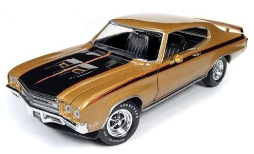 Buick GS 1/18 Ertl X gold/black 1971 diecast model cars