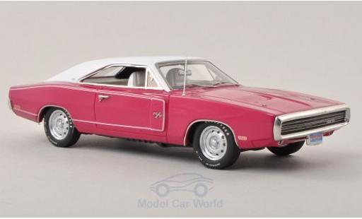 Diecast model cars Dodge Charger 1970 1/43 Ertl R/T pink/white 1970 Dodge Charger 1970 1/43 Ertl R/T pink/white 1970 diecast model cars
