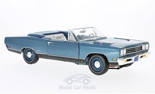 Diecast model cars Plymouth GTX 1/18 Ertl Convertible metallic blue 50th Anniversary 1969 ohne Vitrine Plymouth GTX 1/18 Ertl Convertible metallic blue 50th Anniversary 1969 ohne Vitrine diecast model cars