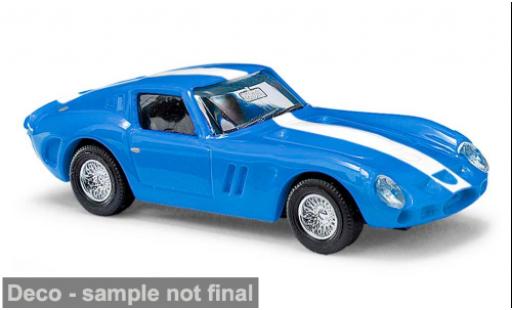 Ferrari 250 1/87 Busch GTO blau/weiss 1962 1:87 diecast model cars