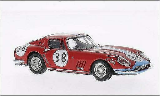 Ferrari 275 GTB/4 1/43 Best Coupe No.38 1000 Km di Parigi 1966 /C.Gaspar diecast model cars