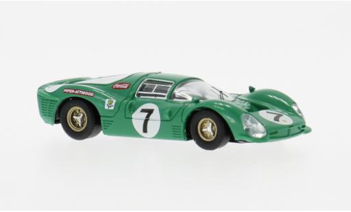 Ferrari 330 1/87 Brekina P3 Kyalami 1967 #7 D.Piper/R.Attwood 1:87 diecast model cars