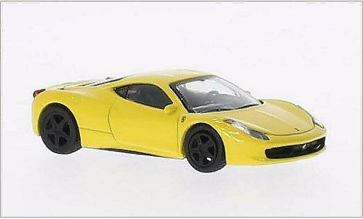 Ferrari 458 Italia 1/64 Schuco yellow diecast model cars