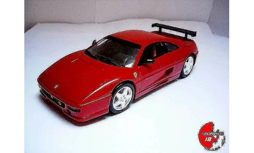 Ferrari F355 Berlinetta 1/18 Hot Wheels Saloon challenge red diecast model cars