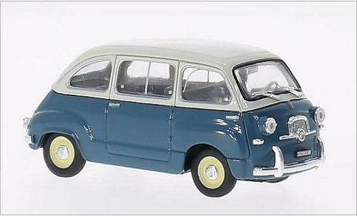 Fiat 600 Multipla 1/43 Brumm blue/grey 1956 diecast model cars
