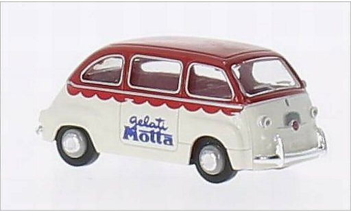 Fiat Multipla Multipla 1/87 Brekina Gelati Motta diecast model cars