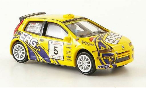 Fiat Punto Rally 1/87 Ricko No.5 ERG Targa Florio 2003 / Andreussi diecast model cars