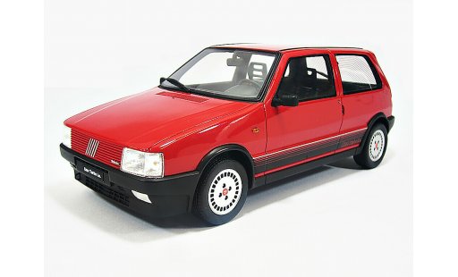 Fiat Uno Turbo i.e. 1/18 Laudoracing Models LM088 red 1987 diecast model cars
