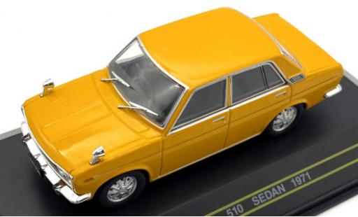 Diecast model cars Datsun 510 1/43 First 43 Models Sedan yellow RHD 1971 Datsun 510 1/43 First 43 Models Sedan yellow RHD 1971 diecast model cars