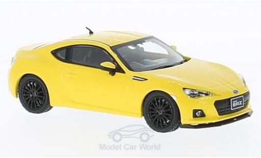 Diecast model cars Subaru BRZ 1/43 First 43 Models STI tS yellow RHD 2013 Subaru BRZ 1/43 First 43 Models STI tS yellow RHD 2013 diecast model cars