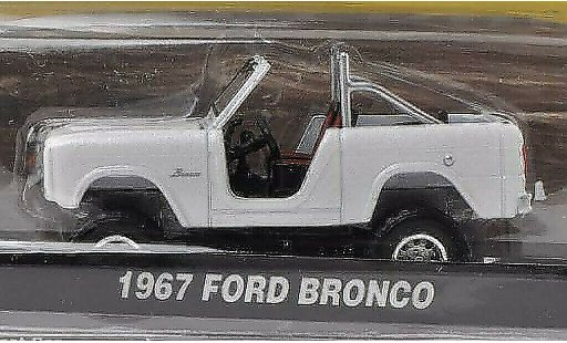 Ford Bronco Wagon 1/64 Greenlight white 1967 diecast model cars