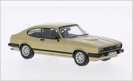 Ford Capri Ghia 3.0 1/43 Vanguards Mk3 gold RHD diecast model cars