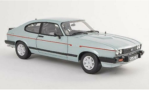 Ford Capri 2.8i 1/18 Norev MkIII grey-blue 1982 diecast model cars