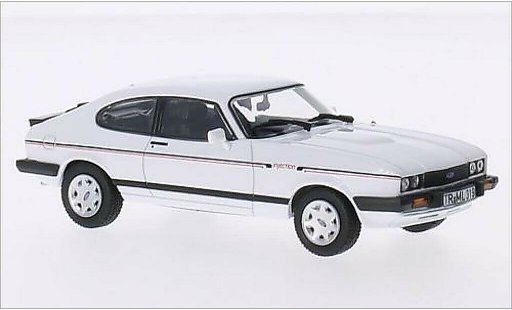 Ford Capri 2.8i 1/43 Norev MkIII white/Dekor 1984 diecast model cars