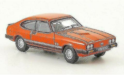 Ford Capri Laser 1/76 Oxford MkIII red diecast model cars