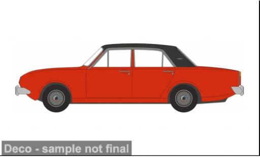 Diecast model cars Ford Corsair 2000E rot/schwarz 1/76 Oxford
