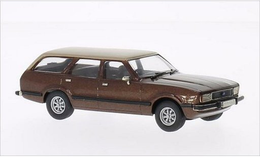 Ford Cortina Ghia 1/43 Brooklin MKIV metallic brown/beige diecast model cars