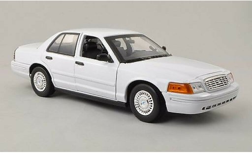 Ford Crown Police Interceptor 1/18 Motormax Victoria white (USA) diecast model cars