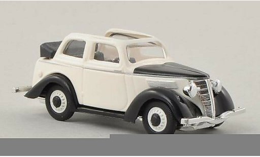 Ford Eifel Cabriolimousine 1/87 Busch Convertiblelimousine white/black diecast model cars