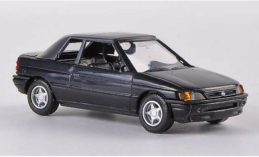 Ford Escort Berline 1/87 Busch Convertible closed black 1991 diecast model cars