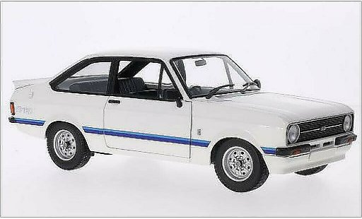 Ford Escort Berlina 1/18 Minichamps II 1800 white/Dekor RHD 1975 diecast model cars
