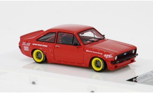 Diecast model cars Ford Escort MK II Pandem rot 1/64 INNO64