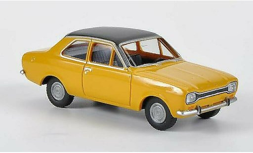 Ford Escort MK1 1/87 Wiking MkI yellow/black diecast model cars