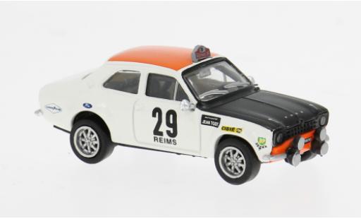 Diecast model cars Ford Escort RS 1800 MKI Rallye Monte Carlo 1969 #29 J.Piot/J.Todt 1/87 Brekina