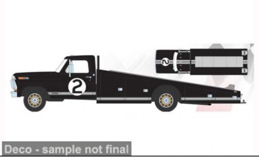 Ford F-350 1/18 ACME Ramp Truck schwarz 1970 60th Anniversary 24 Hours of Le Mans 1966 #2 1:18 diecast model cars