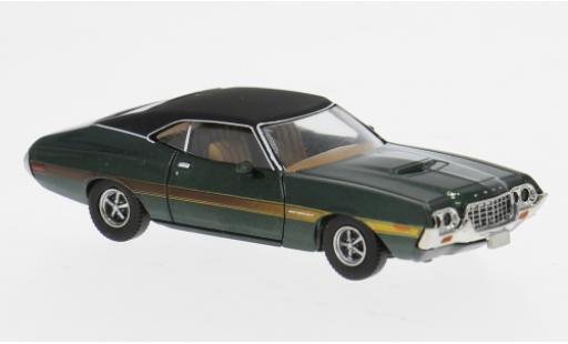 Diecast model cars Ford Gran Torino Sport gr&Atilde;&frac14;n/schwarz 1969 1/87 Brekina