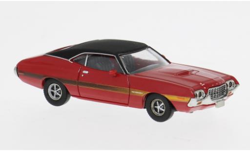 Diecast model cars Ford Gran Torino Sport rot/schwarz 1969 1/87 Brekina