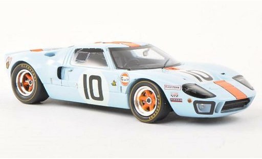 Ford GT40 Mk I 1/43 Spark GT 40 No.10 Gulf 24h Le Mans 1968 /D.Hopps diecast model cars
