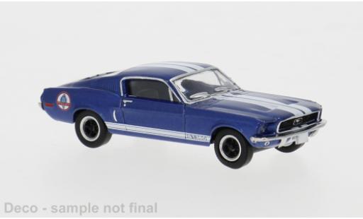 Ford Mustang 1/87 Brekina blau/weiss 1968 Shelby 1:87 diecast model cars