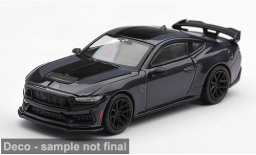 Diecast model cars Ford Mustang Dark Horse blau 2025 1/64 Mini GT