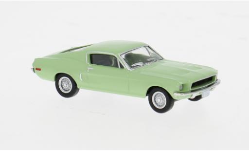 Diecast model cars Ford Mustang gr&Atilde;&frac14;n 1968 1/87 Brekina
