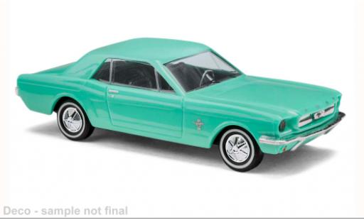 Ford Mustang 1/87 Busch t&uuml;rkis 1964 1:87 diecast model cars